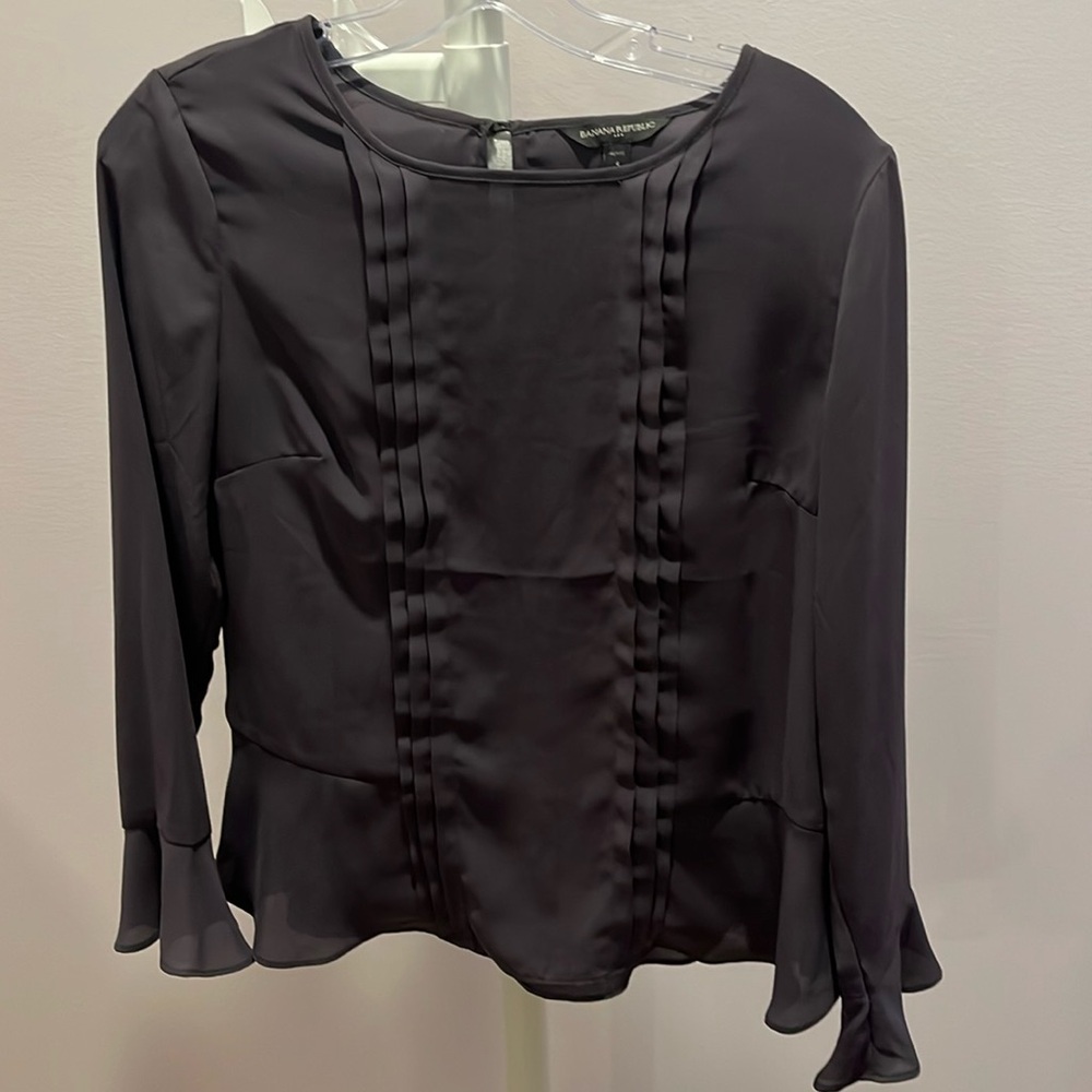 Dark Purple Banana Republic Blouse
